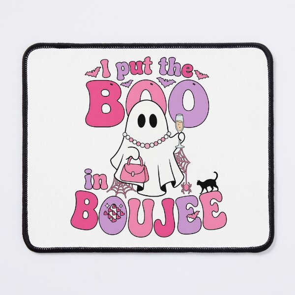 Item preview, I Put The Boo In Boujee Pink Halloween Ghost designed and sold by KroghDs.