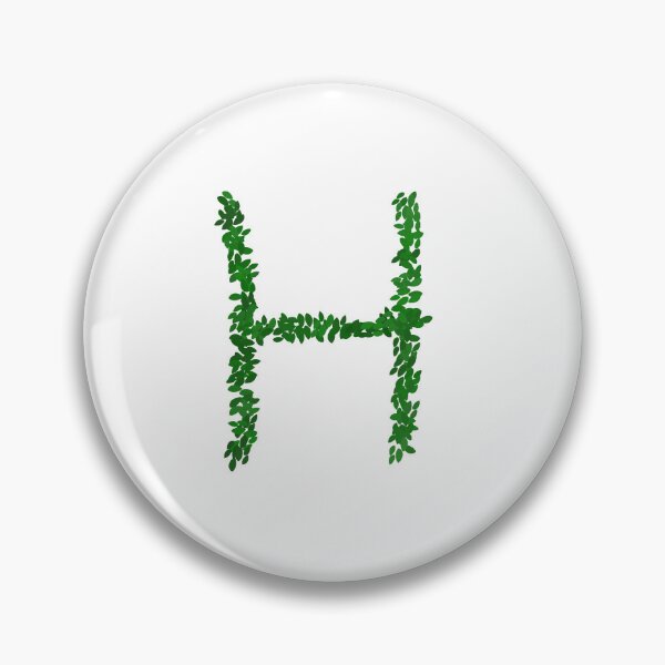Item preview, Botanical Letter H - Green Leaf Monogram Initial designed and sold by iampaulmorris.