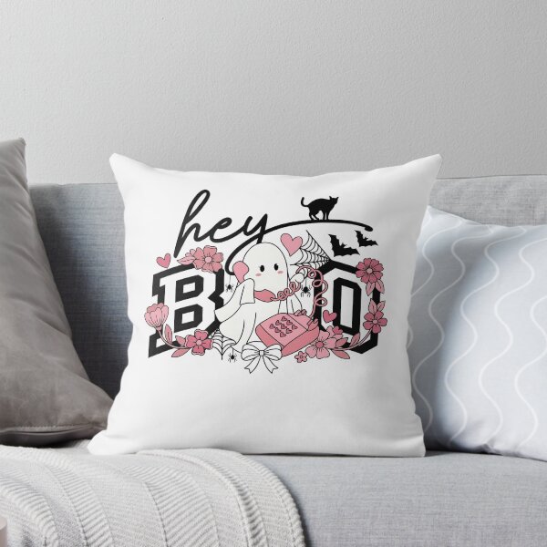 Item preview, Hey Boo Cute Retro Pink Halloween Ghost Kids designed and sold by KroghDs.