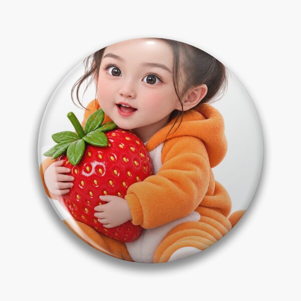 Item preview, Fufu Hugging a Giant Strawberry designed and sold by casterlu.