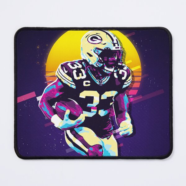 Item preview, Aaron Jones Retro Style Art designed and sold by daphnecperk.