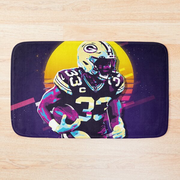 Item preview, Aaron Jones Retro Style Art designed and sold by daphnecperk.