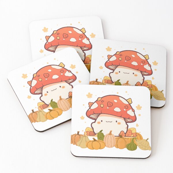Item preview, Cute Cottagecore Mushroom Autumn Pumpkin Fall Design designed and sold by Dimimodes.