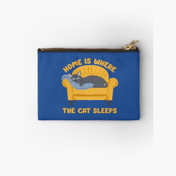 Item preview, Home is where the cat sleeps designed and sold by BigfeetLittlepaws.