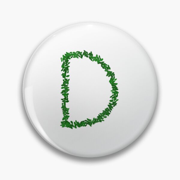 Item preview, Botanical Letter D - Green Leaf Monogram Initial designed and sold by iampaulmorris.
