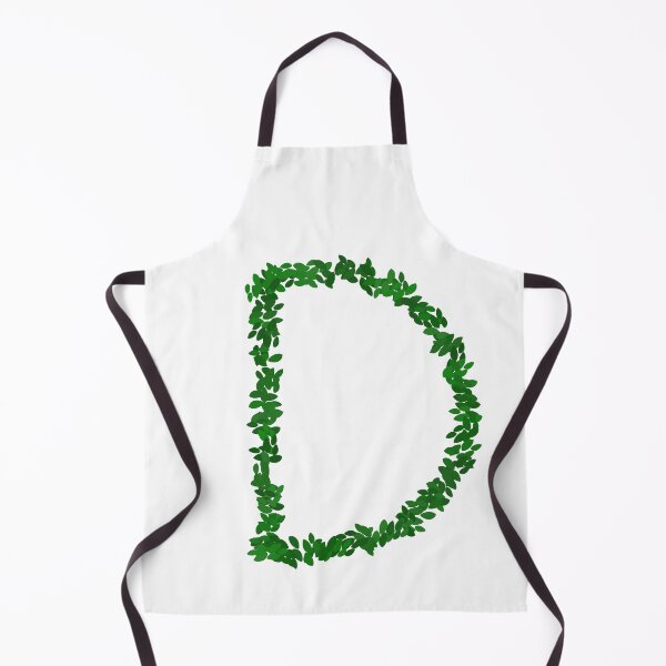 Item preview, Botanical Letter D - Green Leaf Monogram Initial designed and sold by iampaulmorris.