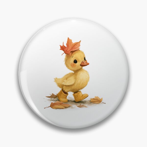 Item preview, Cute Duckling in Autumn Boots designed and sold by Helenaphotoart.