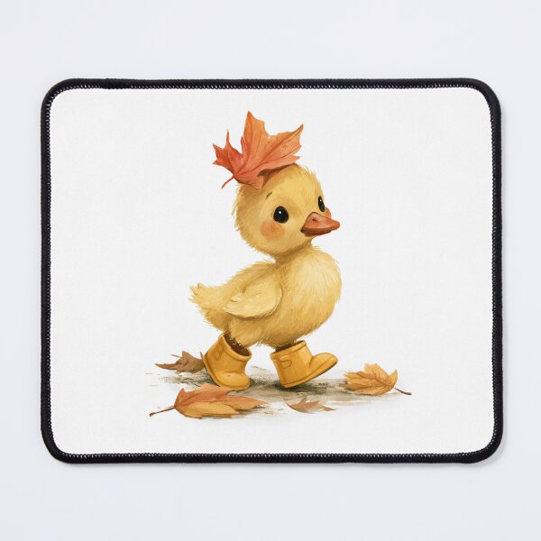 Item preview, Cute Duckling in Autumn Boots designed and sold by Helenaphotoart.