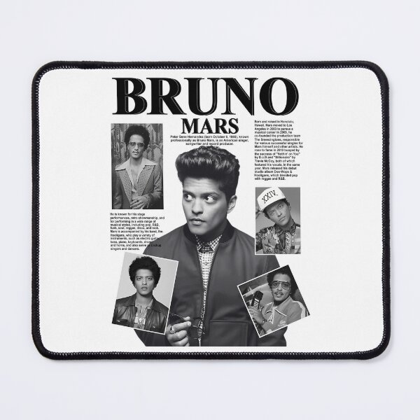 Item preview, Tour Pop Music Bruno Mars designed and sold by FashionArtSpen.