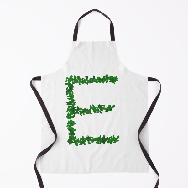 Item preview, Botanical Letter E - Green Leaf Monogram Initial designed and sold by iampaulmorris.
