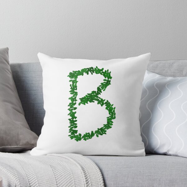 Item preview, Botanical Letter B - Green Leaf Monogram Initial designed and sold by iampaulmorris.