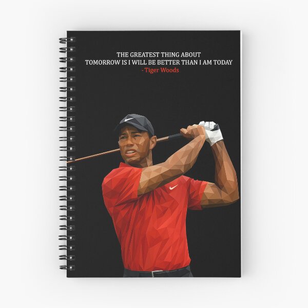 Item preview, Tiger Woods Quote Geometric designed and sold by daphnecperk.