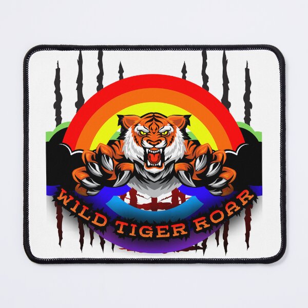Item preview, Wild Tiger Roar designed and sold by zaoroo shop.