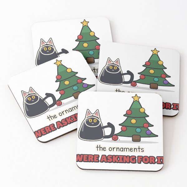 Item preview, The Ornaments Were Asking for It - Christmas Cat designed and sold by BooAndBloomCo.