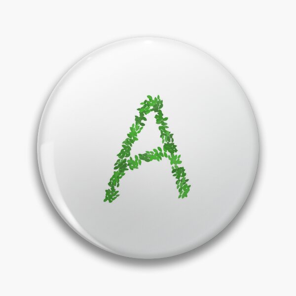 Item preview, Botanical Letter A - Green Leaf Monogram Initial designed and sold by iampaulmorris.
