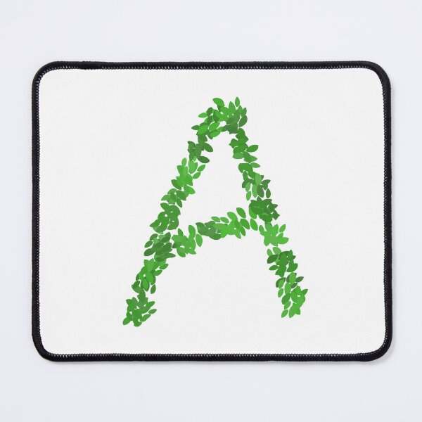 Item preview, Botanical Letter A - Green Leaf Monogram Initial designed and sold by iampaulmorris.