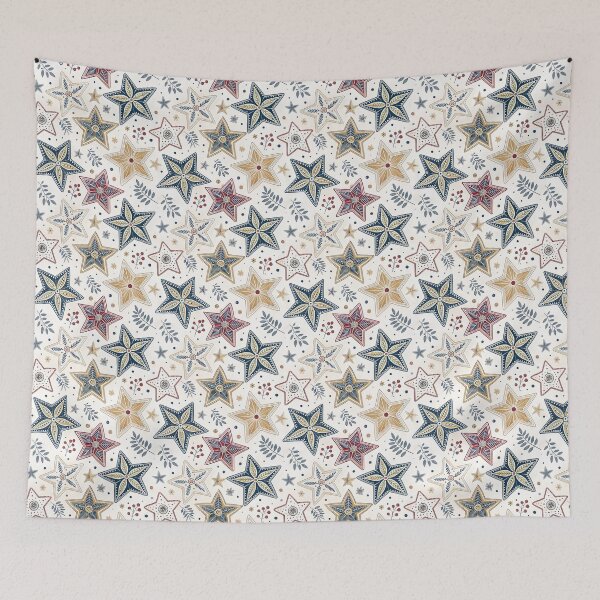 Item preview, Nordic Celebration Stars | Scandinavian Birthday Folk designed and sold by Shuga-Design.