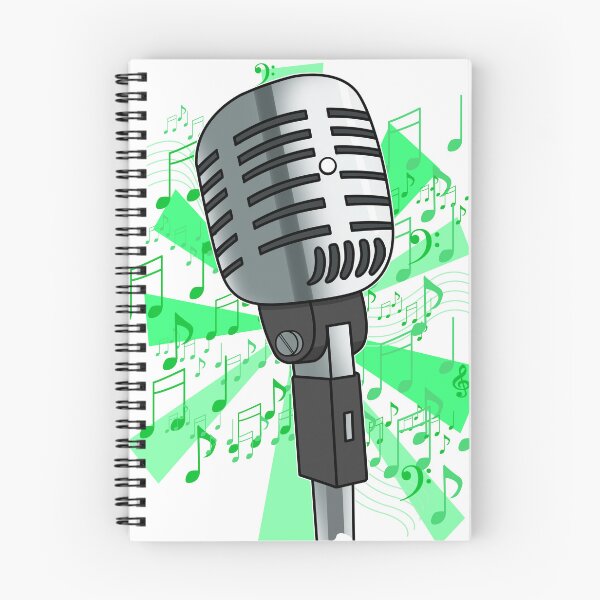 Item preview, Microphone and Music designed and sold by Jaudaux Designs.