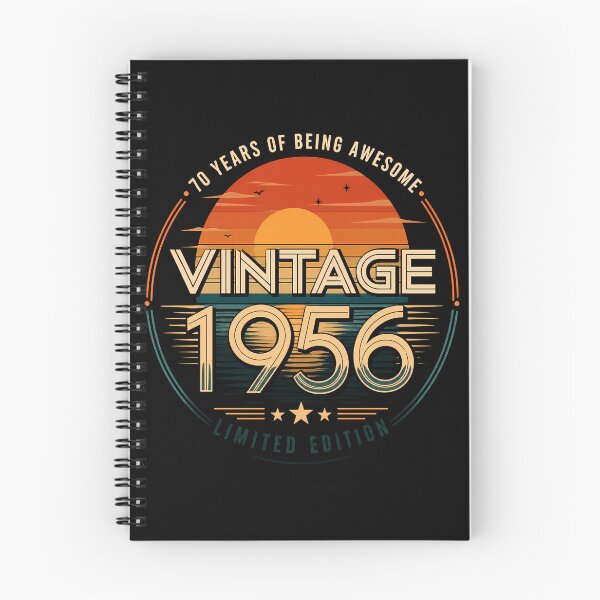 Item preview, Vintage 1956, 70th Birthday- 70 Years Of Being Awesome Retro Sunset Gift designed and sold by FernaRoje.
