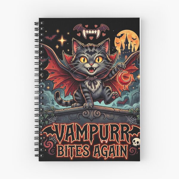 Item preview, Vampurr Bites Again Funny Cat designed and sold by Zbixu.