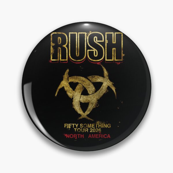Item preview, RUSH Fifty Something Tour 2026 Stage Logo designed and sold by QekiFJCute.