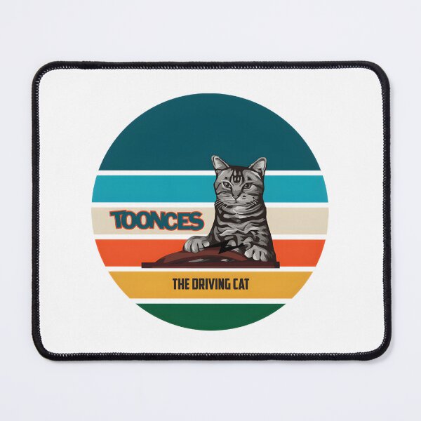 Item preview, Funny Cat Driving Car Retro Vintage 90S Comedy Meme Graphic Art | Driving Cat Illustration | Limited Edition designed and sold by Dayzky.