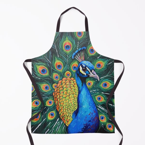 Item preview, Spirit of the Peacock – Colorful Wildlife Art designed and sold by black-canvas-fauna.