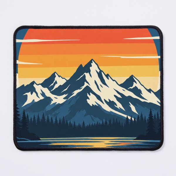Item preview, Mountain Lake Sunset Adventure designed and sold by Punch-E415.