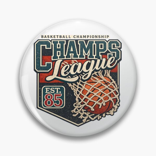 Item preview, Vintage Basketball Champs League Vintage Sports Crest Art designed and sold by DesignArtist.ia.