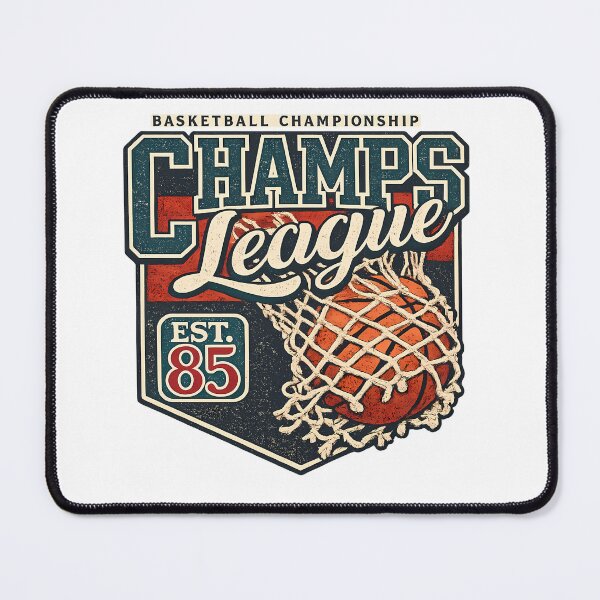Item preview, Vintage Basketball Champs League Vintage Sports Crest Art designed and sold by DesignArtist.ia.