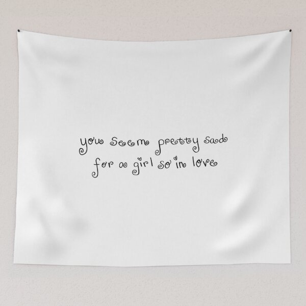 Item preview, olivia rodrigo you seem pretty sad for a girl so in love designed and sold by Facturesfory.