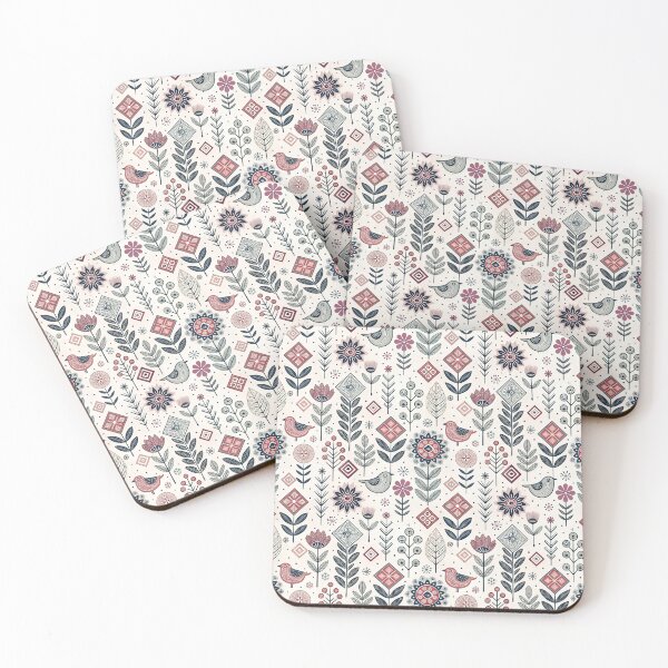 Item preview, Nordic Birthday Folk Motifs | Scandinavian Celebration designed and sold by Shuga-Design.