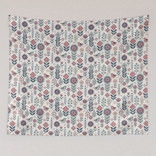 Item preview, Nordic Birthday Folk Motifs | Scandinavian Celebration designed and sold by Shuga-Design.