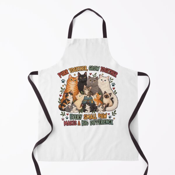 Item preview, Purr Together, Grow Together – Cat Family Motivation designed and sold by NinaCreator.