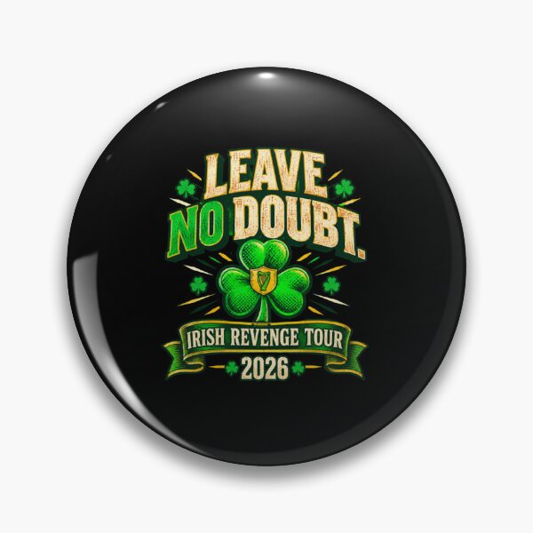 Item preview, Leave No Doubt Irish Revenge Tour 2026 Shamrock Harp designed and sold by ElisaLitien.