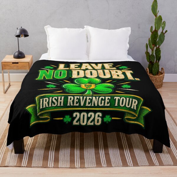Item preview, Leave No Doubt Irish Revenge Tour 2026 Shamrock Harp designed and sold by ElisaLitien.