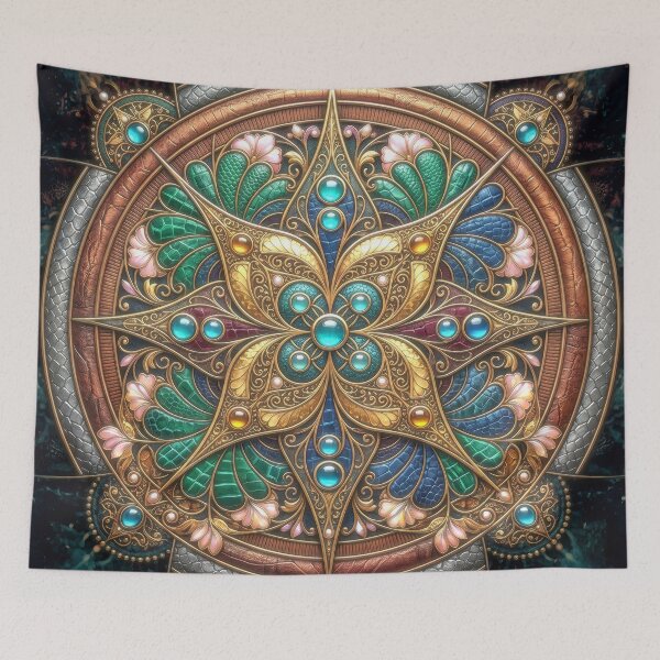 Item preview, Sacred Elven Star Mandala designed and sold by Frackxion.