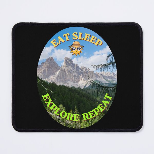 Item preview, Eat Sleep Explore Repeat, Gift For Travel Enthusiasts designed and sold by zebek-design.