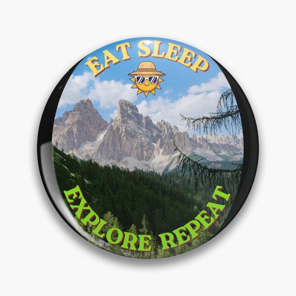 Item preview, Eat Sleep Explore Repeat, Gift For Travel Enthusiasts designed and sold by zebek-design.