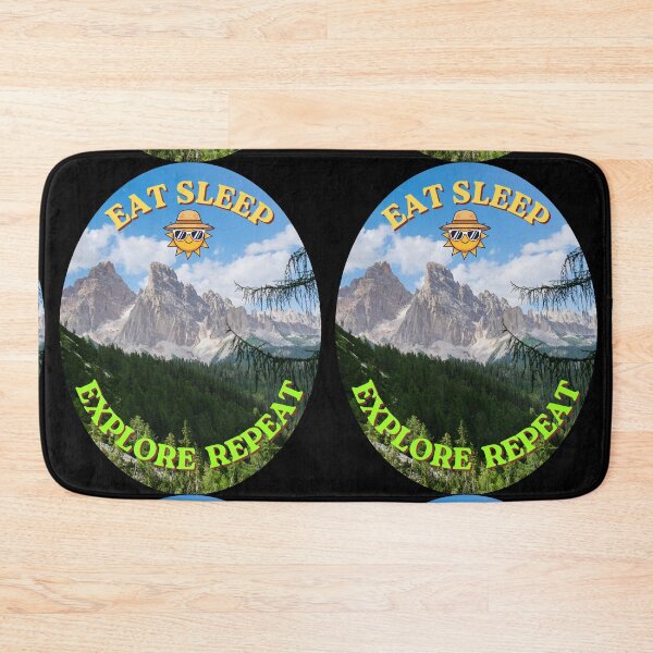 Item preview, Eat Sleep Explore Repeat, Gift For Travel Enthusiasts designed and sold by zebek-design.