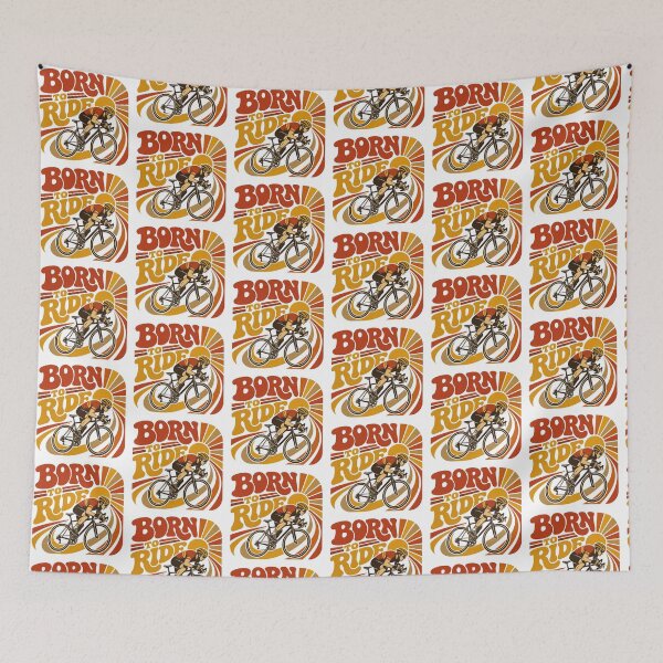 Item preview, Retro Cyclist Gift - 70s designed and sold by RedRubyBubble.