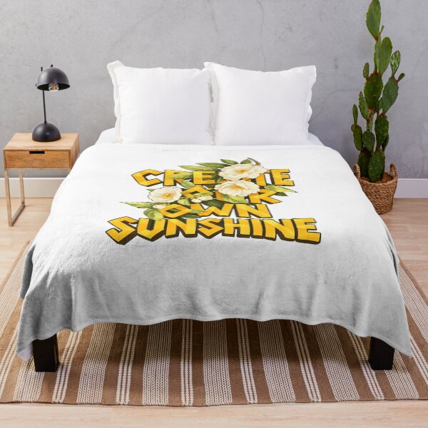 Item preview, Create Your Own Sunshine Floral Yellow Typography Art designed and sold by DesignArtist.ia.