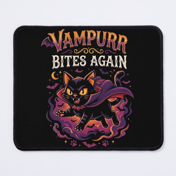 Item preview, Vampurr Bites Again Funny Cat  designed and sold by Zbixu.