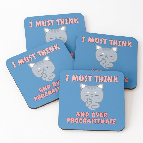 Item preview, I must think and over procrastinate designed and sold by BigfeetLittlepaws.
