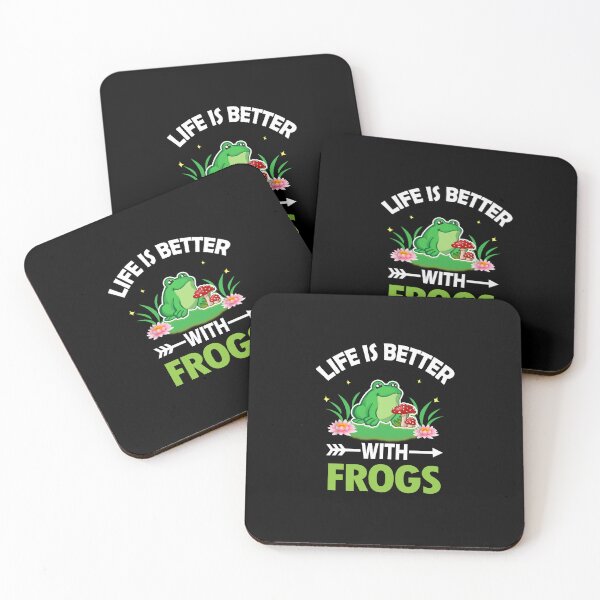 Item preview, LIFE IS BETTER WITH FROGS designed and sold by thebestposter.