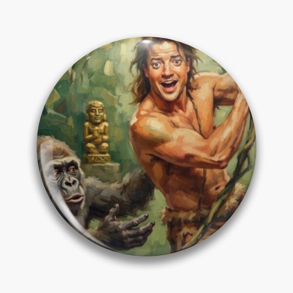 Item preview, George of the Jungle Fine Art Tribute designed and sold by Art's Diner.
