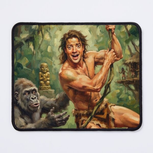Item preview, George of the Jungle Fine Art Tribute designed and sold by Art's Diner.