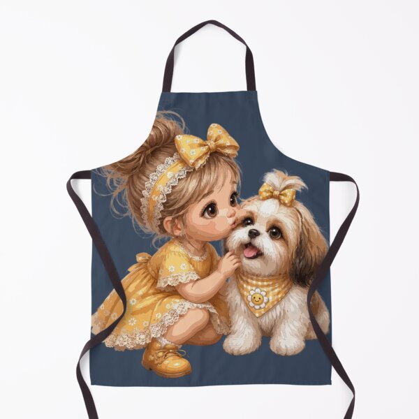 Item preview, Shih Tzu Best Friend – Girl and Dog Love designed and sold by PawsAndPallette .