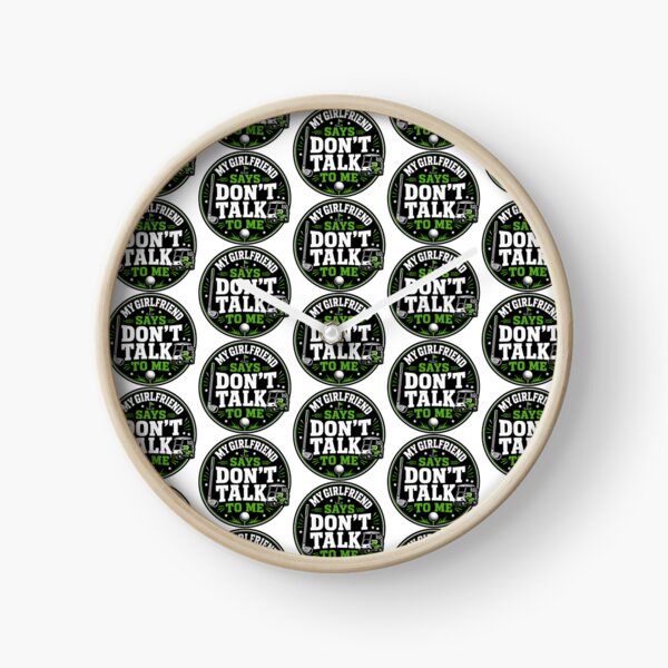 Item preview, Dont Talk To Me Gift - My Girlfriend Says Golf designed and sold by RedRubyBubble.