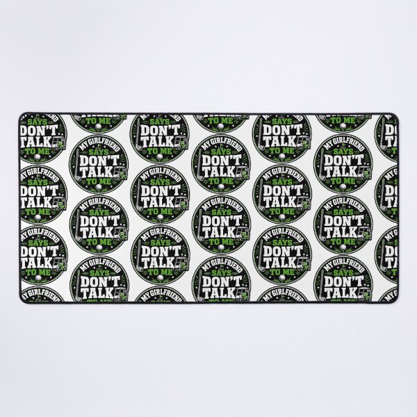 Item preview, Dont Talk To Me Gift - My Girlfriend Says Golf designed and sold by RedRubyBubble.